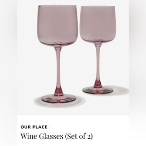 Our Place Set of 2 Wine Glasses